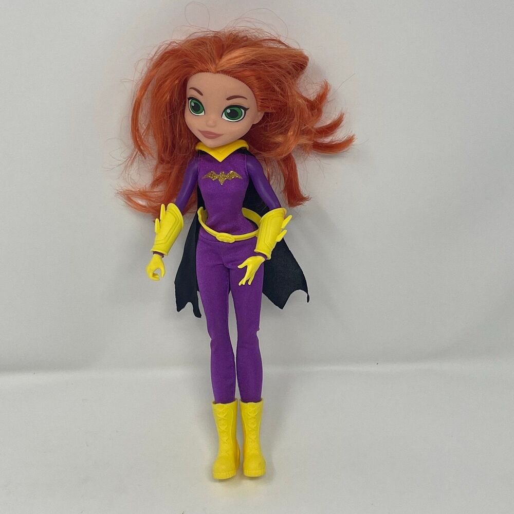 DC Super Hero Girls Batgirl Action Doll - 10" Mattel 2018 - Purple & Yellow Suit
